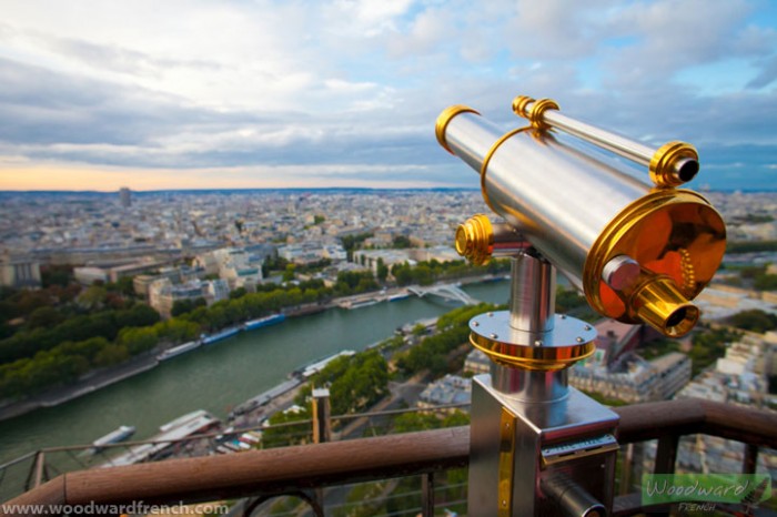 View of Paris from the Eiffel Tower - France