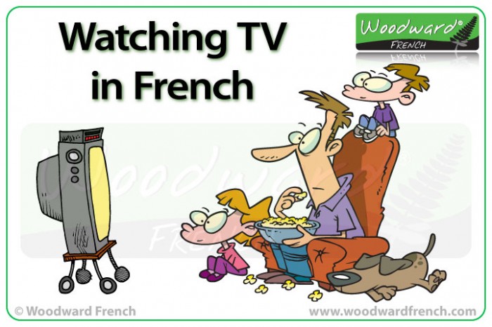 Watching TV in French